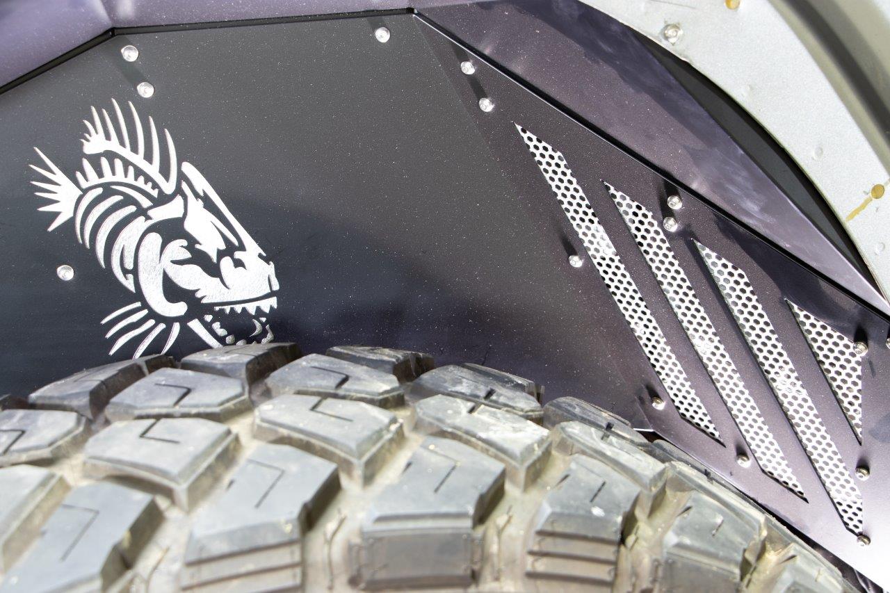 Aluminum Inner Fenders For 18-Current Jeep Wrangler JL and Wrangler Unlimited JLU Fishbone Offroad-13