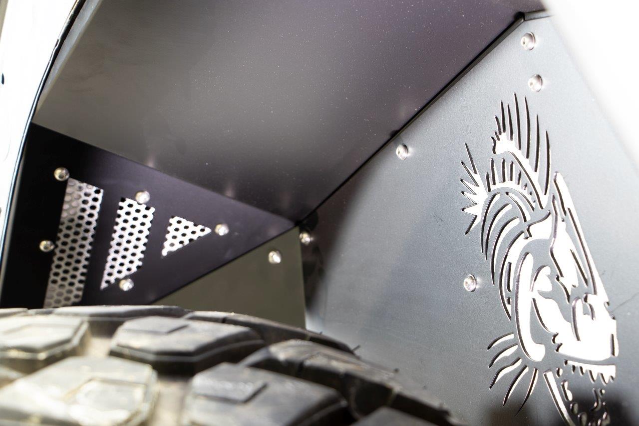 Aluminum Inner Fenders For 18-Current Jeep Wrangler JL and Wrangler Unlimited JLU Fishbone Offroad-14