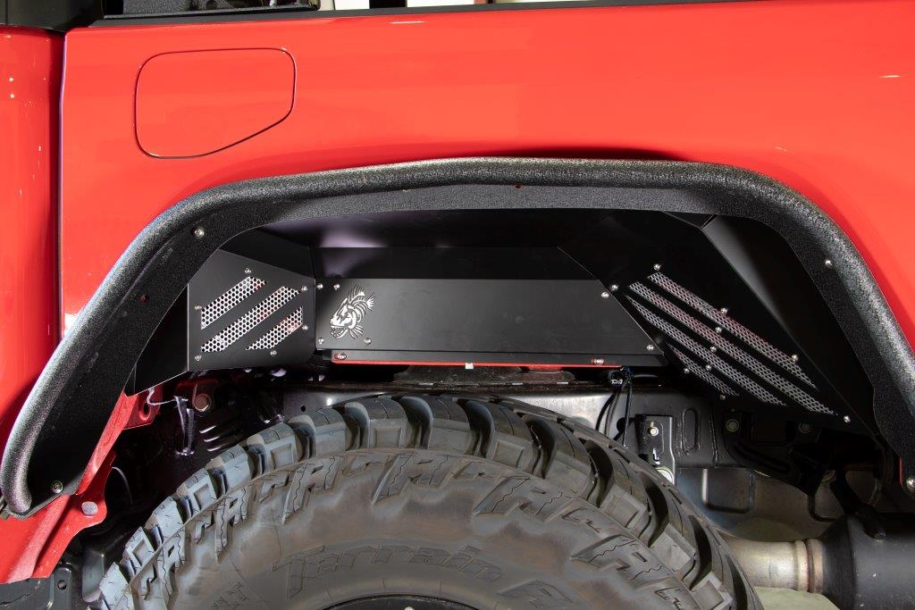 Aluminum Inner Fenders For 18-Current Jeep Wrangler JL and Wrangler Unlimited JLU Fishbone Offroad-16