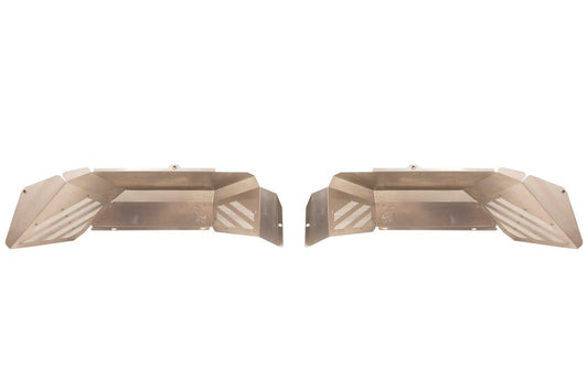Jeep Gladiator Inner Fenders Rear Raw Aluminum For 20+ Gladiator Fishbone Offroad