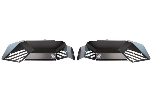 Gladiator Rear JT Black Aluminum Inner Fenders For 2020 Pres JT Gladiator Fishbone Offroad