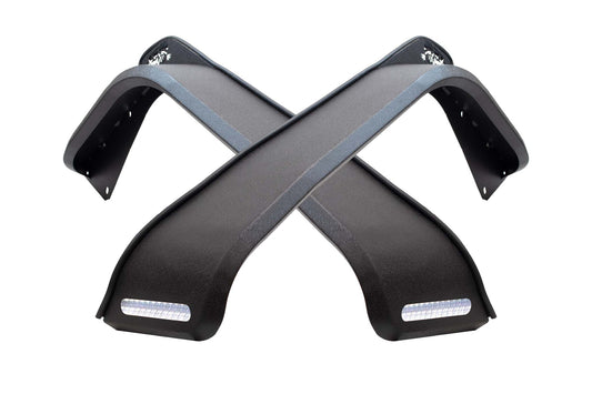 18-Current Jeep Wrangler JL, JLU and 20-Current Jeep JT Gladiator Aluminum Elite Front Fenders Fishbone Offroad
