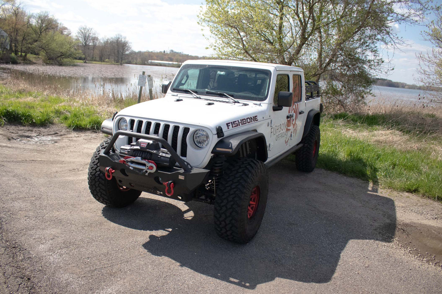 18-Current Jeep Wrangler JL, JLU and 20-Current Jeep JT Gladiator Aluminum Elite Front Fenders Fishbone Offroad-14