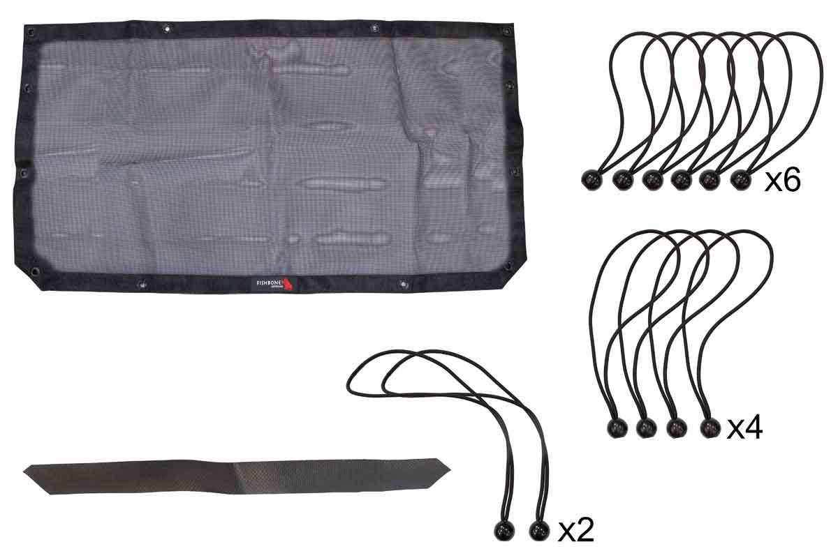 Fishbone Offroad 2018-Present Jeep Wrangler JL/U and 2018-Present Jeep Gladiator JT Front Sun Shade Fishbone Offroad