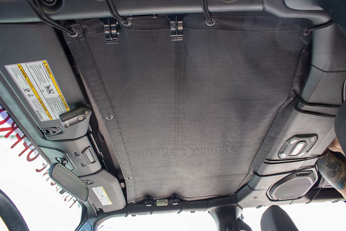 Fishbone Offroad 2018-Present Jeep Wrangler JLU Rear Sun Shade Fishbone Offroad