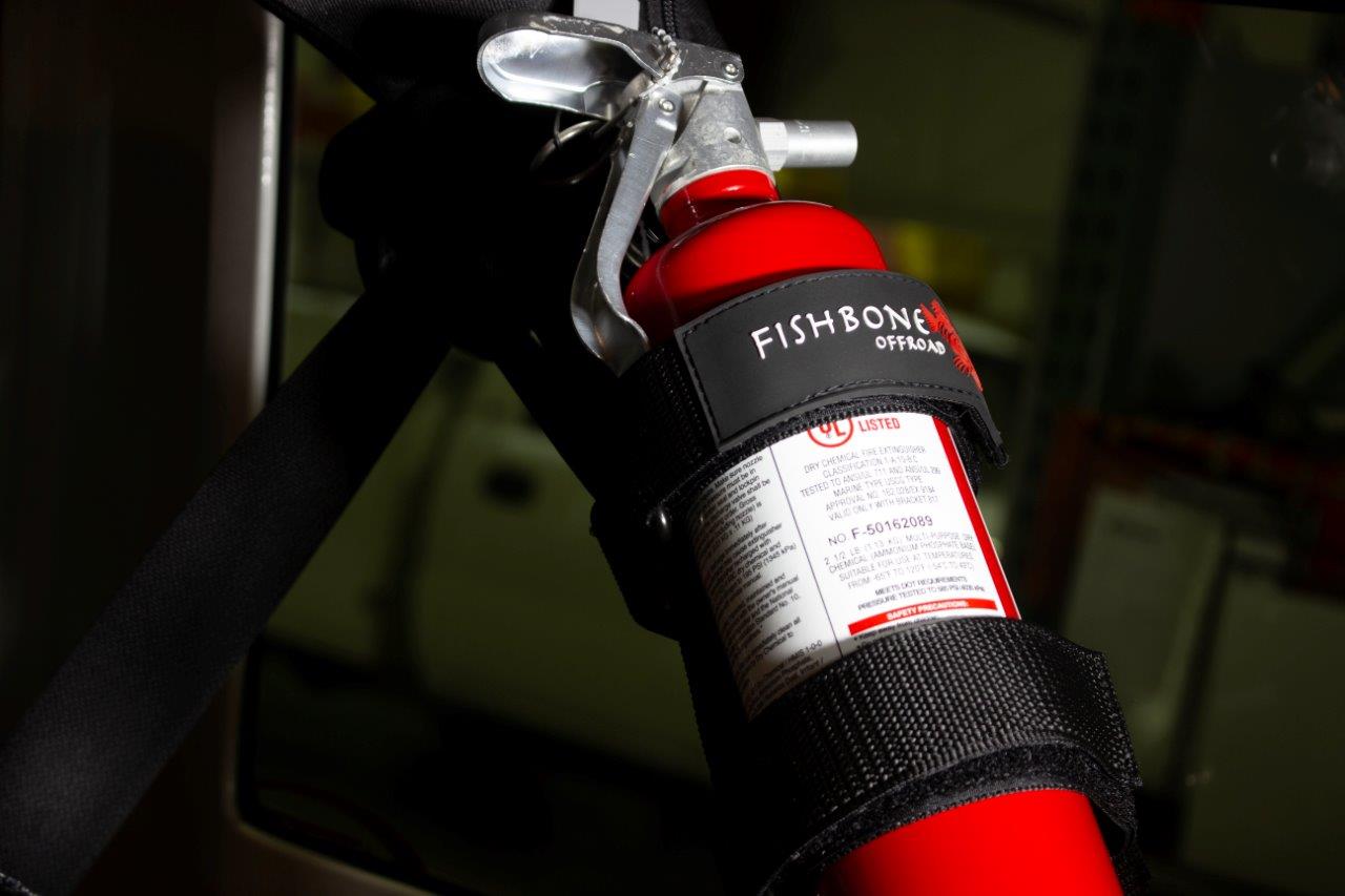 Fire Extinguisher Holder for Padded Roll Bar Fishbone Offroad-22
