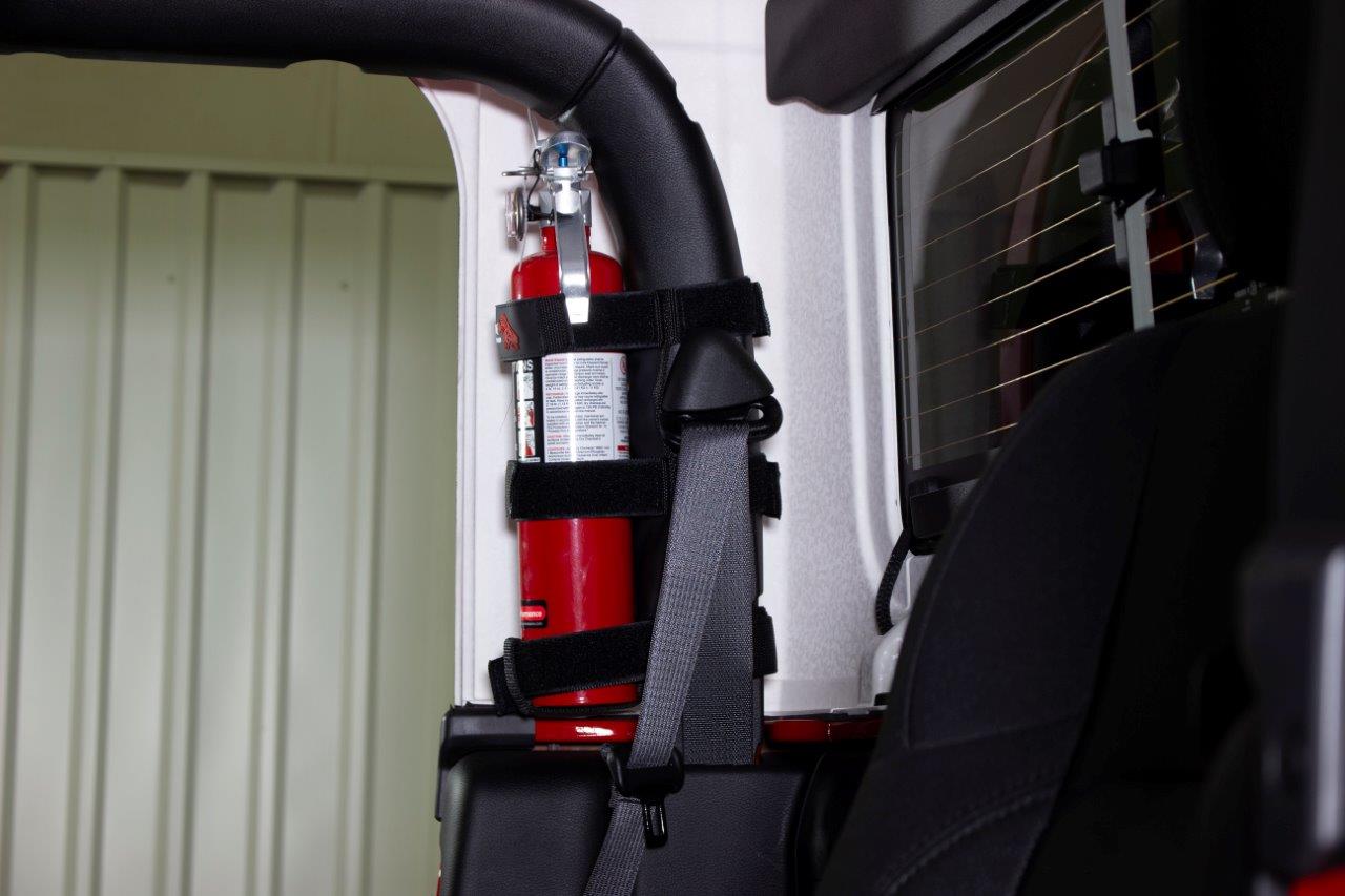 Fire Extinguisher Holder for Padded Roll Bar Fishbone Offroad-14