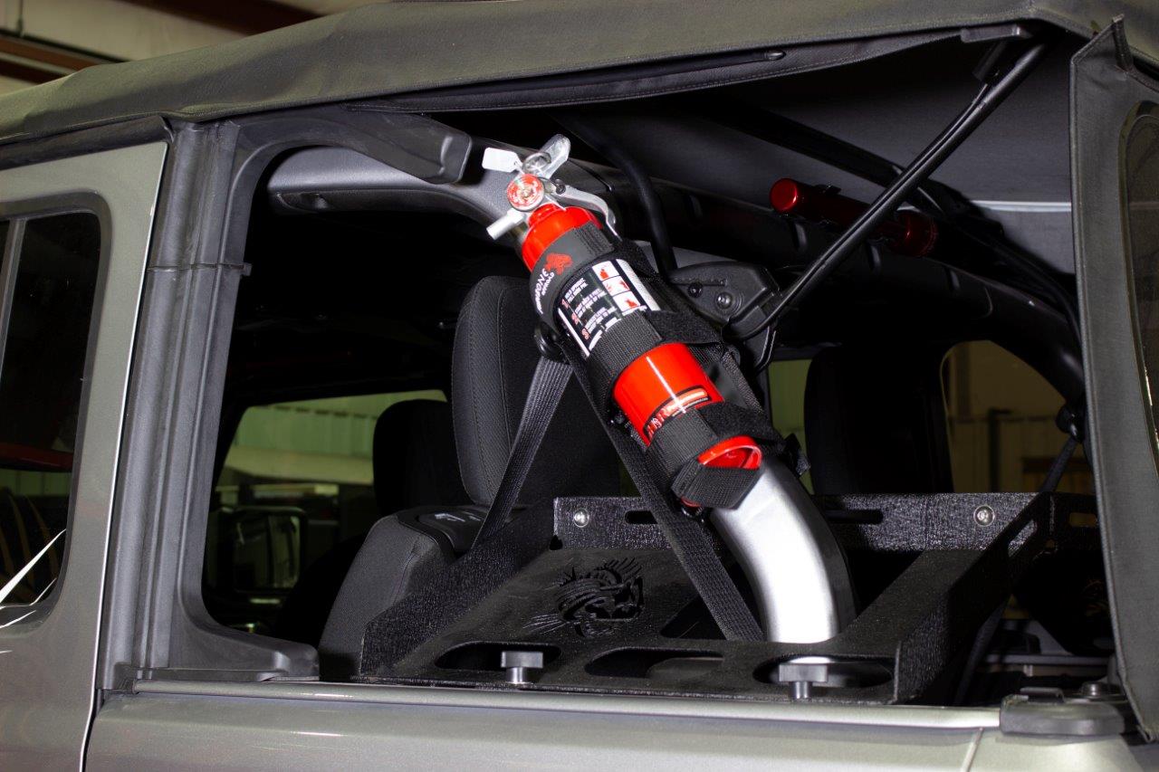 Fire Extinguisher Holder for Padded Roll Bar Fishbone Offroad-17