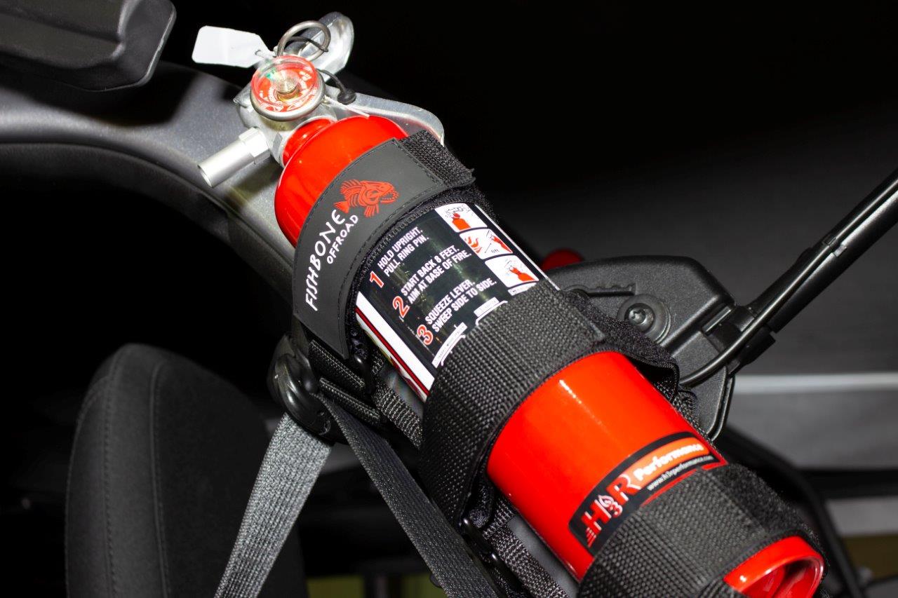 Fire Extinguisher Holder for Padded Roll Bar Fishbone Offroad-18
