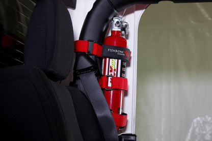 Fire Extinguisher Holder for Padded Roll Bar Fishbone Offroad-6