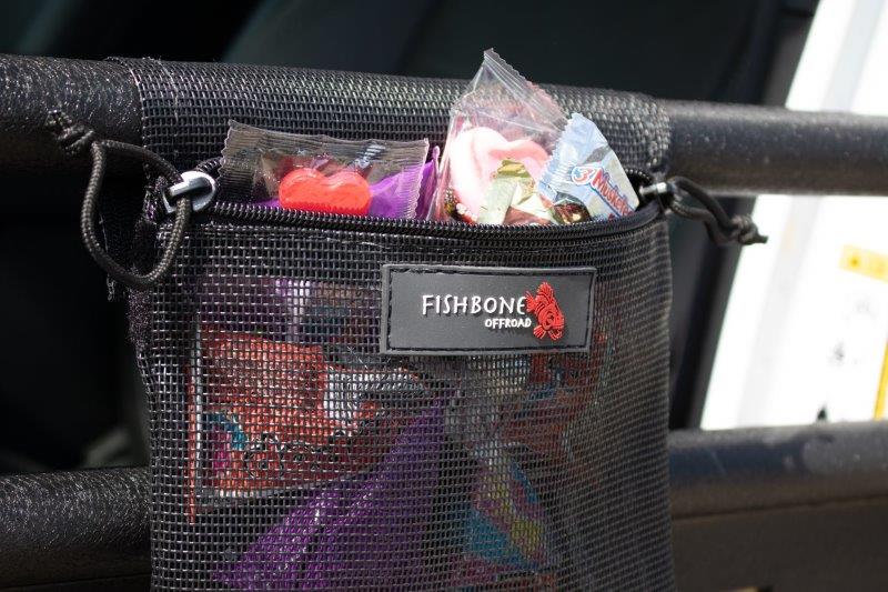 Fishbone Offroad Tube Door Storage Bag For 18-Up Jeep Wrangler JL 2 Door Fishbone