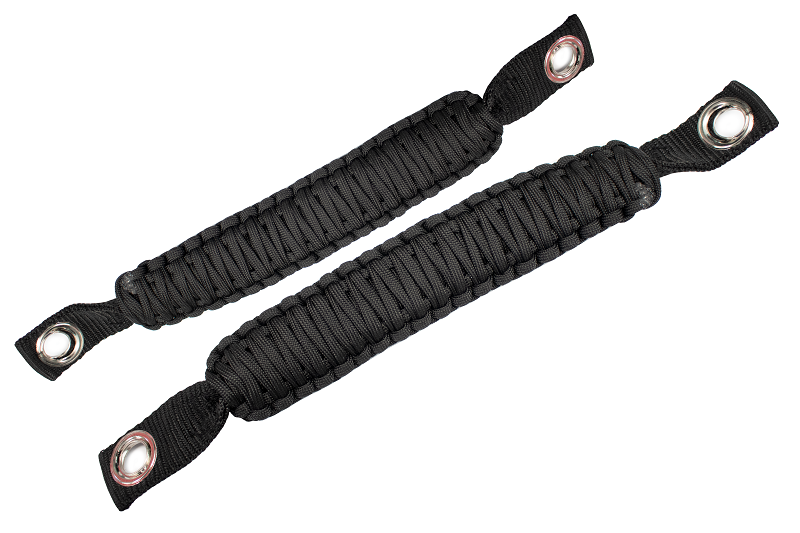 Paracord Grab Handles for A Pillar Sound Bar 07-18 Wrangler JK Fishbone Offroad-5