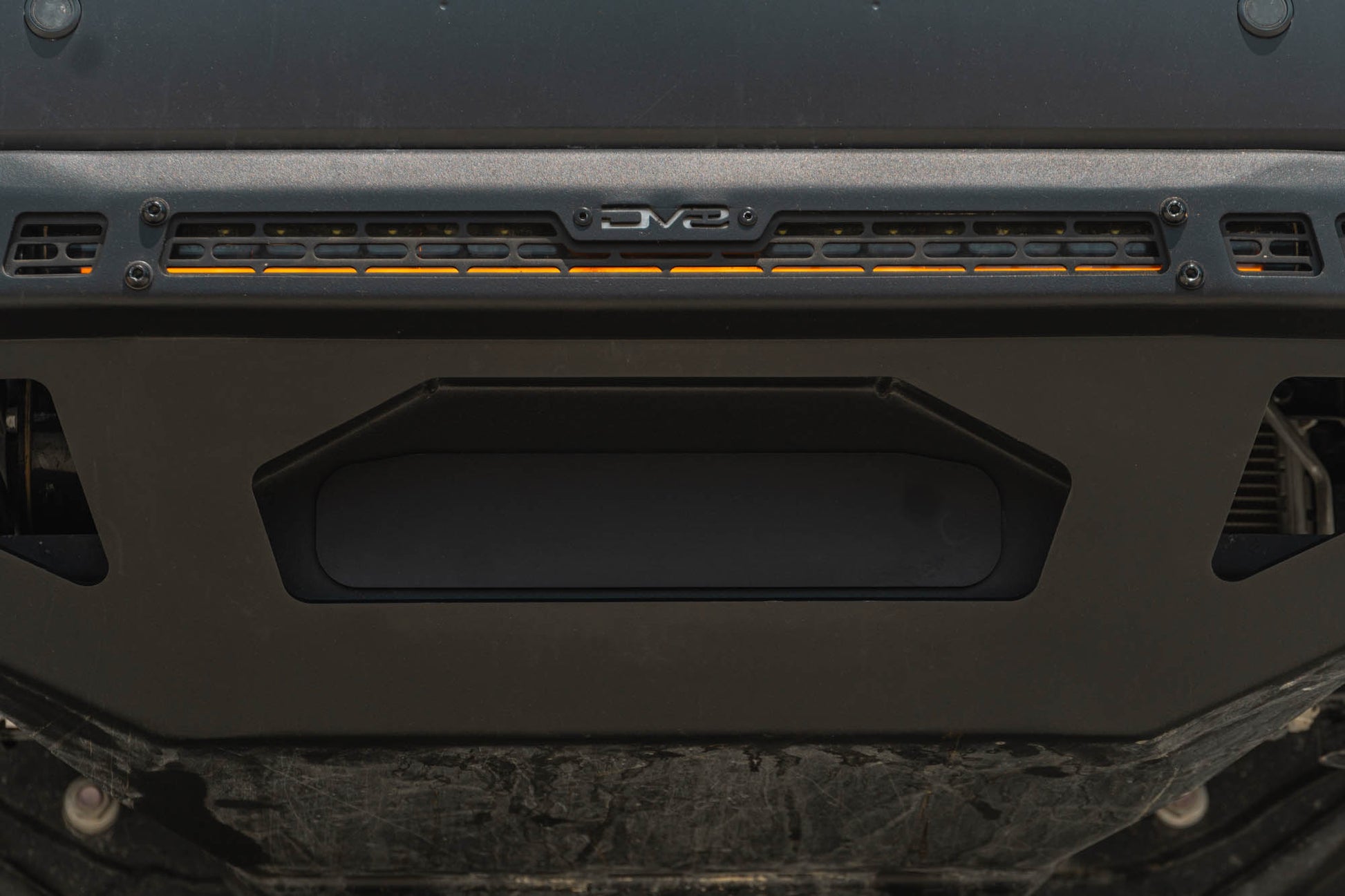 Winch Fairlead Cover Plate DV8 Offroad-3