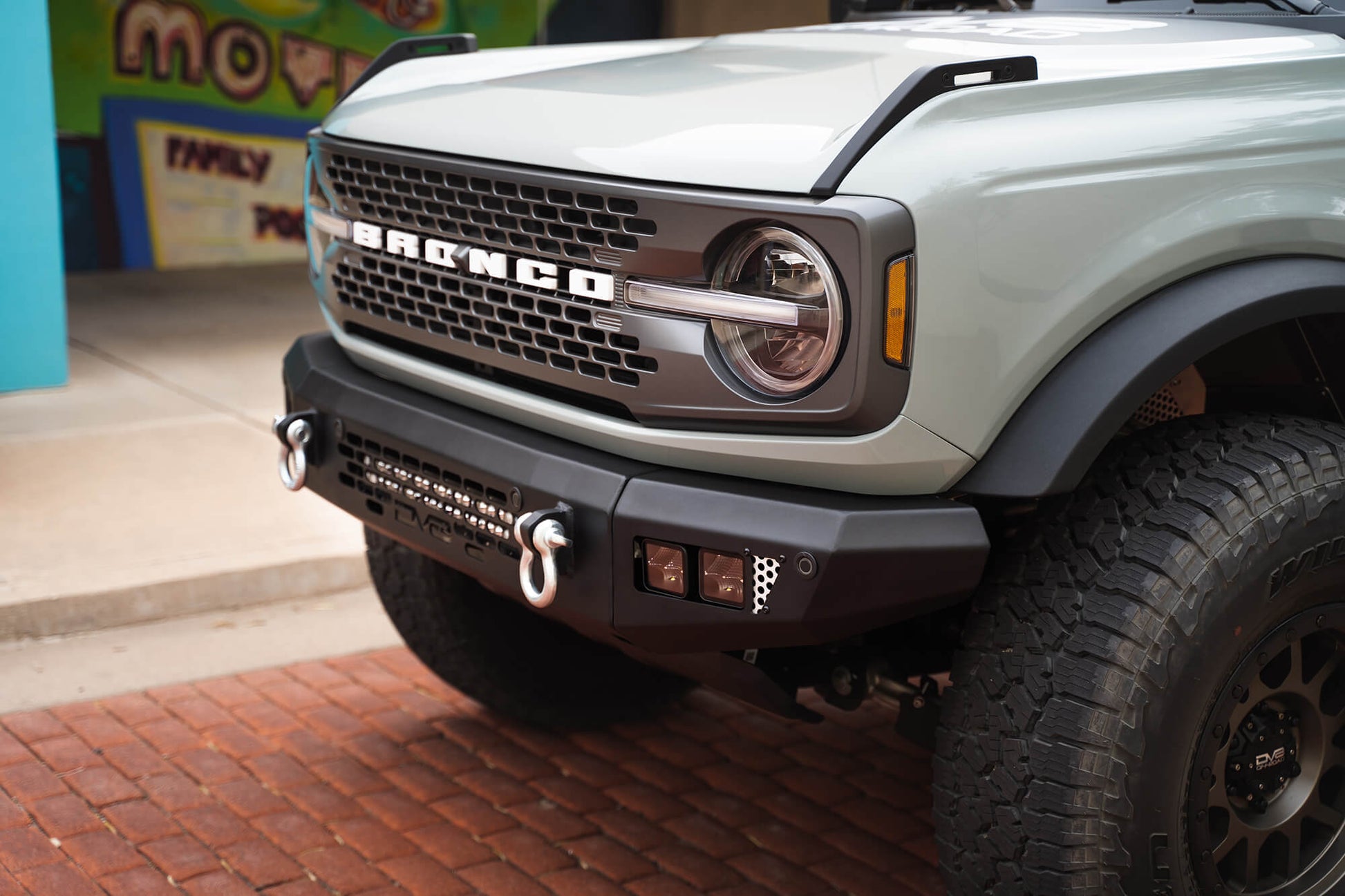 2021 2025 Ford Bronco OE Plus Series Front Bumper DV8 Offroad-1