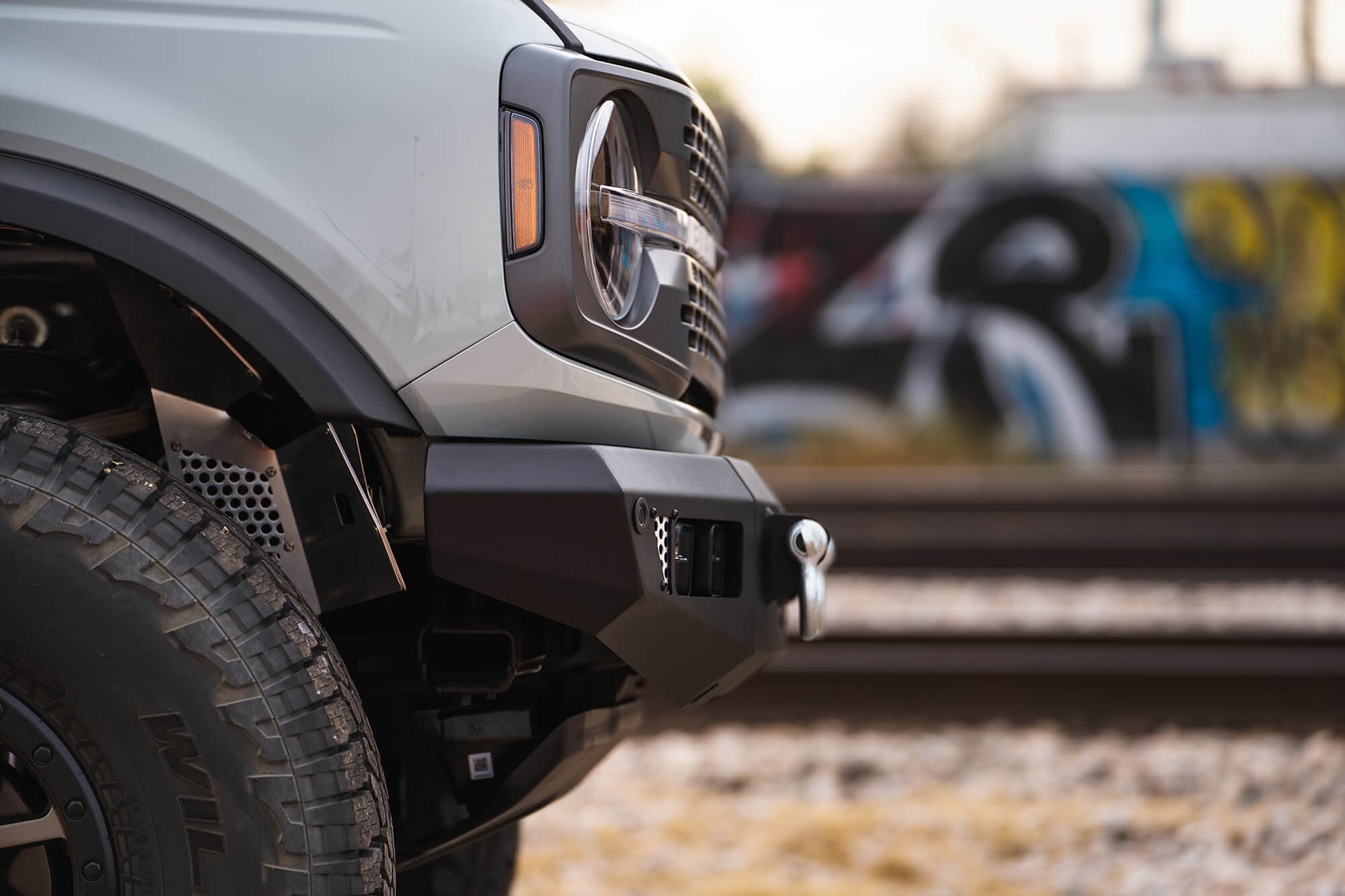 2021 2025 Ford Bronco OE Plus Series Front Bumper DV8 Offroad-14