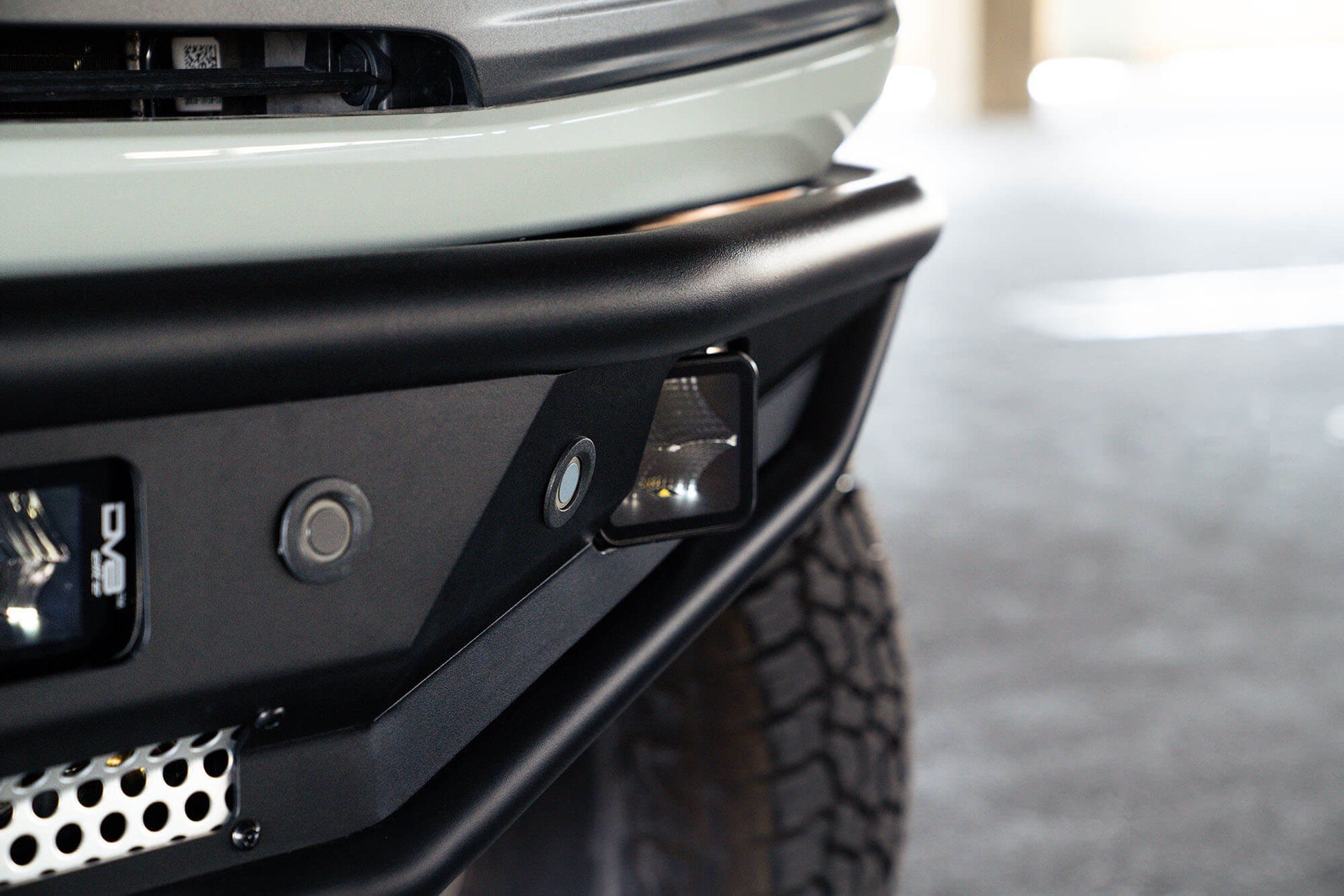 2021 2025 Ford Bronco Competition Series Front Bumper DV8 Offroad-3