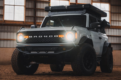2021 2025 Ford Bronco Competition Series Front Bumper DV8 Offroad-10