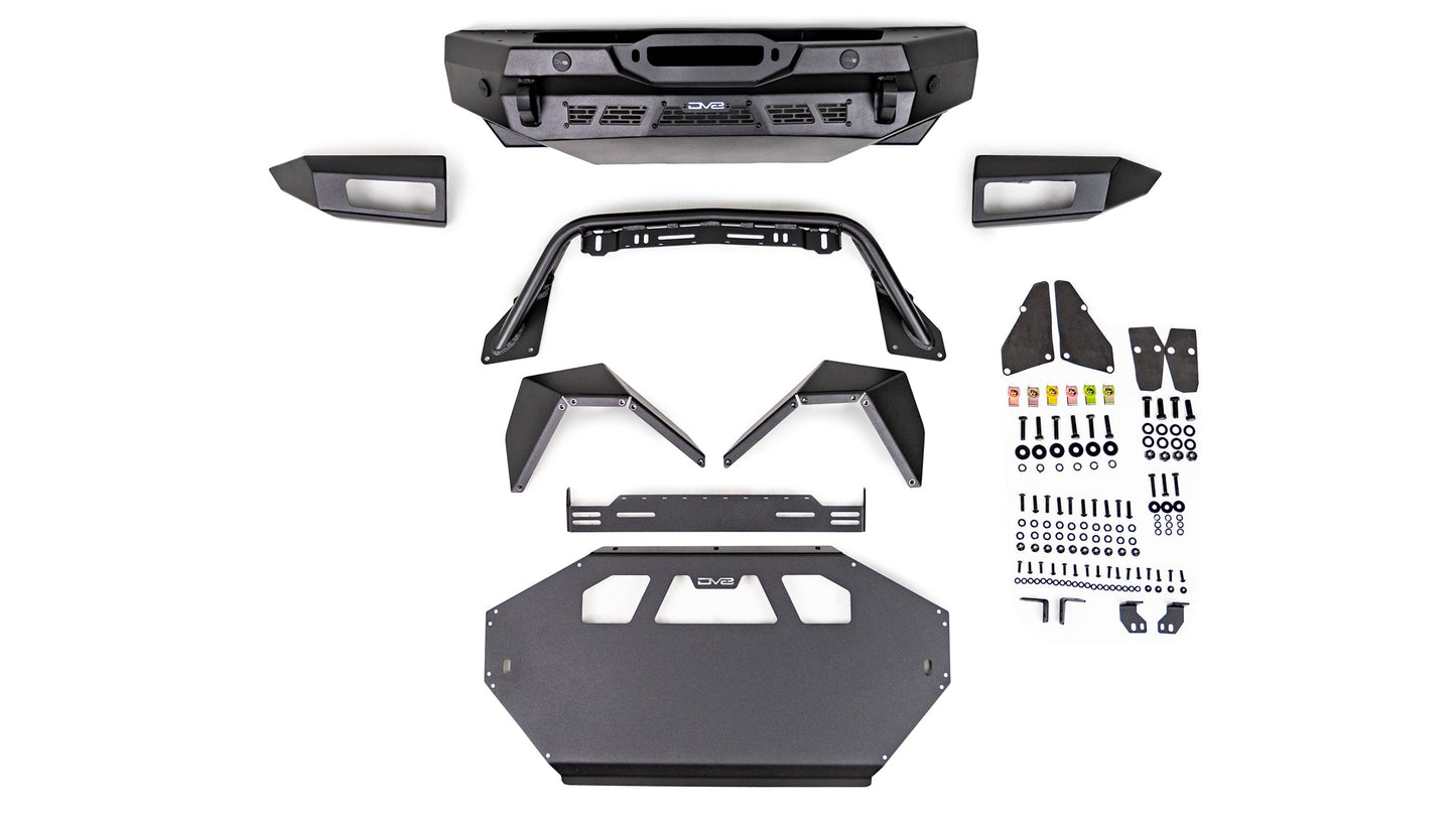 2021 2025 Ford Bronco Spec Series Front Bumper DV8 Offroad-1