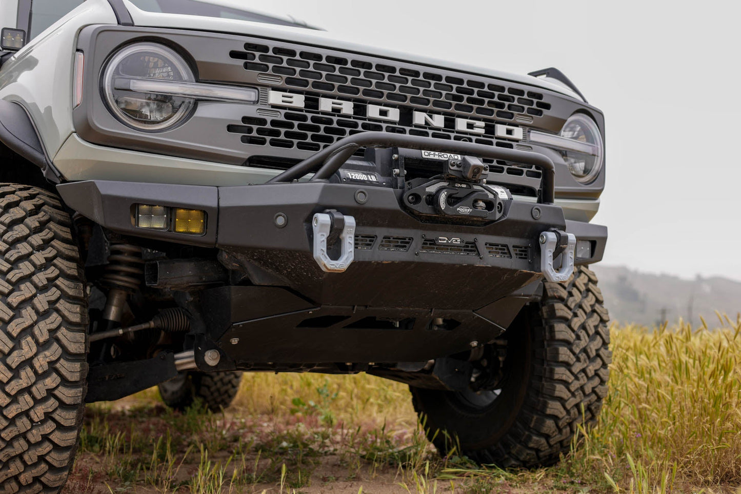 2021 2025 Ford Bronco Spec Series Front Bumper DV8 Offroad-4