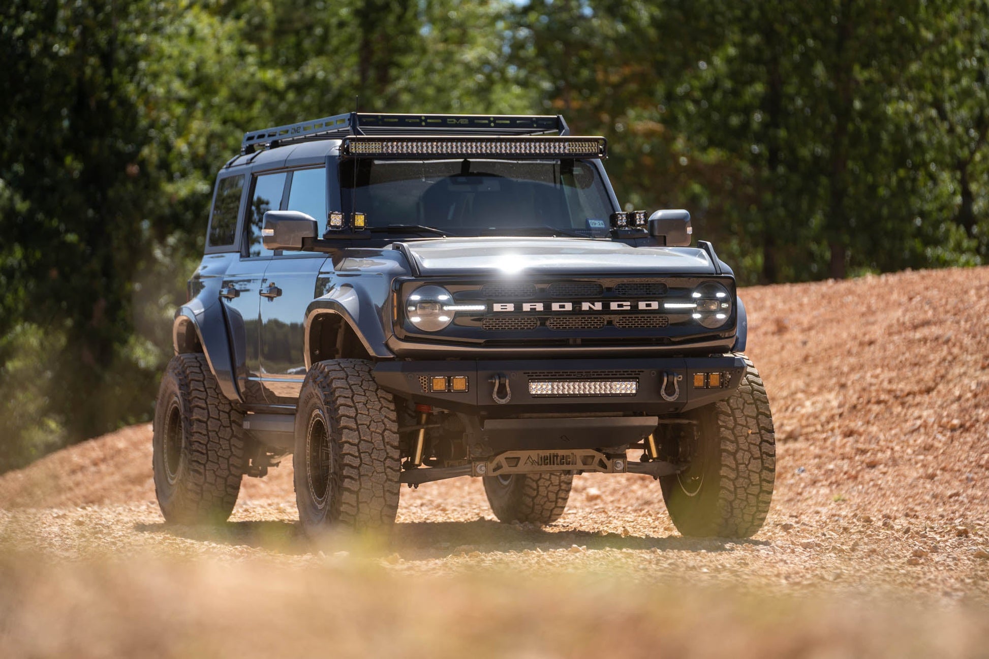 2021 2025 Ford Bronco Oe Plus Series Front Bumper V2 DV8 Offroad-11