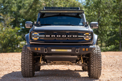 2021 2025 Ford Bronco Oe Plus Series Front Bumper V2 DV8 Offroad-15