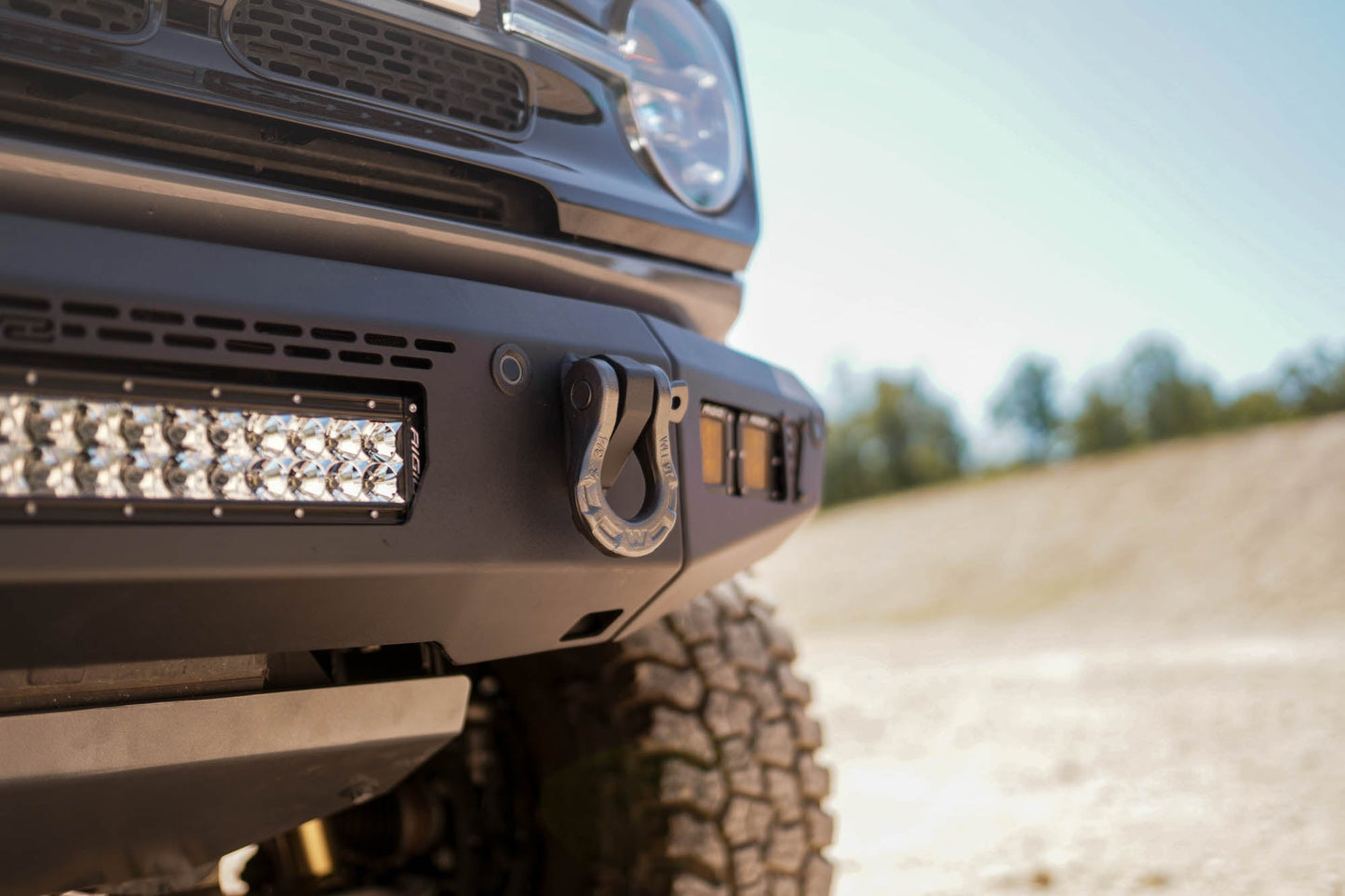 2021 2025 Ford Bronco Oe Plus Series Front Bumper V2 DV8 Offroad-9