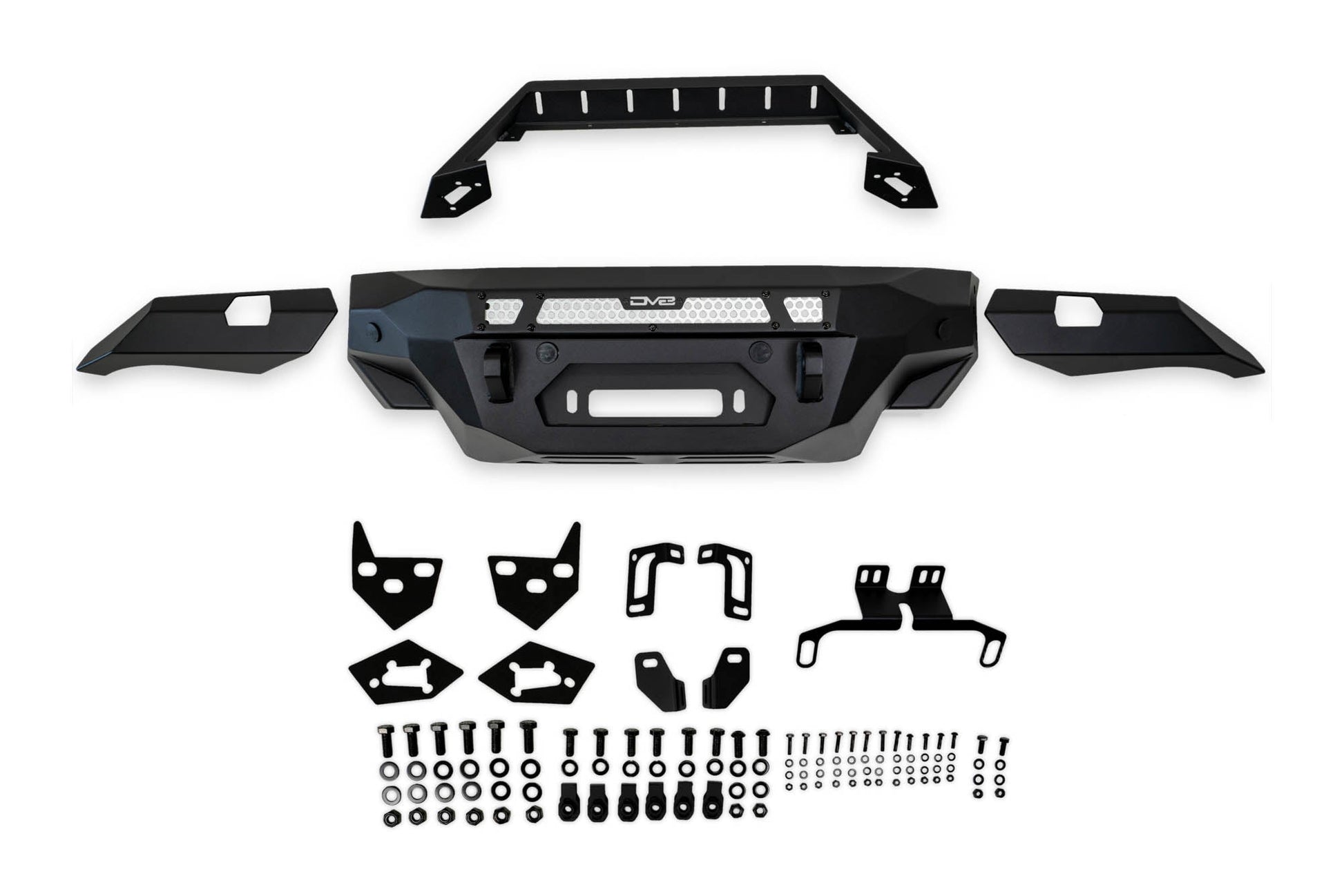 2021 2025 Ford Bronco Mto V2 Front Bumper DV8 Offroad-5