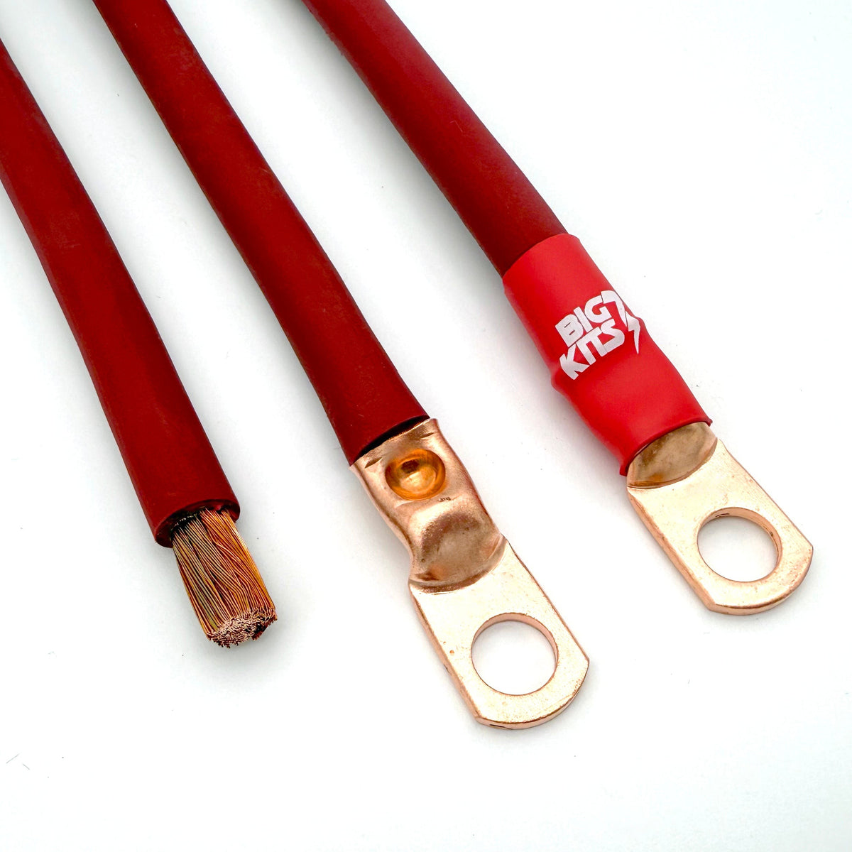 1987-1991 Ford Bronco Gen 4 Battery Cable Kit 5.8 Liter 1/0 Gauge Battery Cable Big7Kits-20