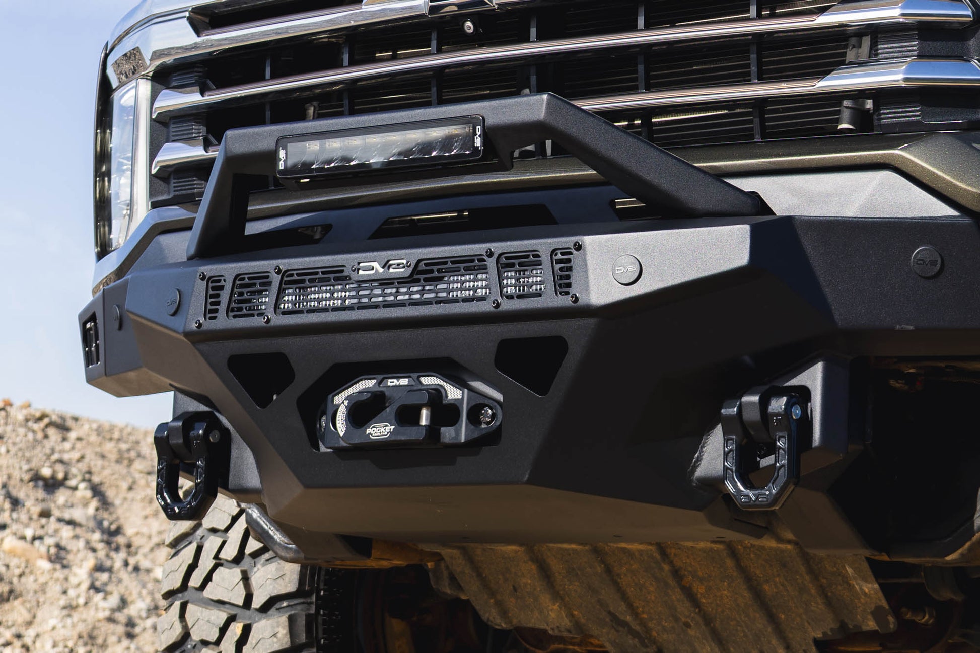 2020 2023 Chevy Silverado 2500/3500 Spec Series Front Bumper DV8 Offroad-11