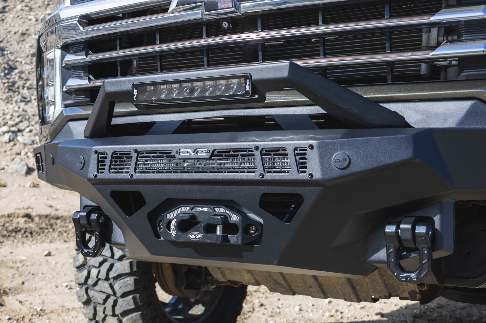 2020 2023 Chevy Silverado 2500/3500 Spec Series Front Bumper DV8 Offroad-3