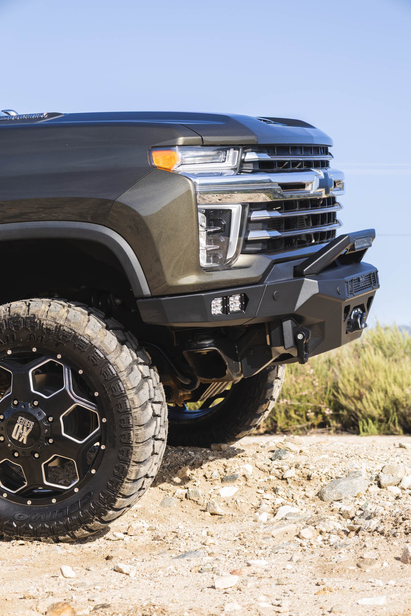2020 2023 Chevy Silverado 2500/3500 Spec Series Front Bumper DV8 Offroad-6
