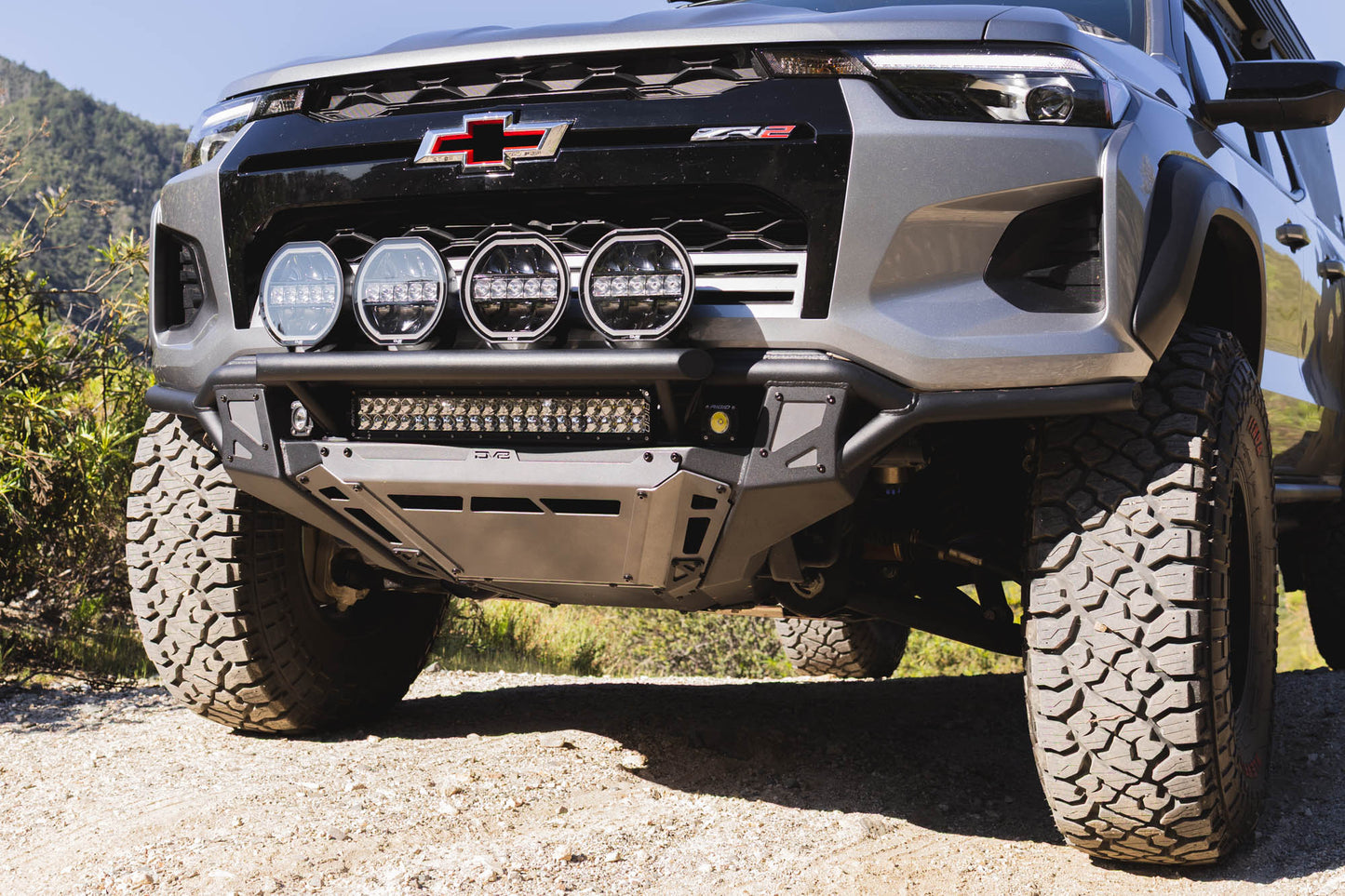 2023 2026 Chevy Colorado ZR2 Tube Front Bumper DV8 Offroad-16