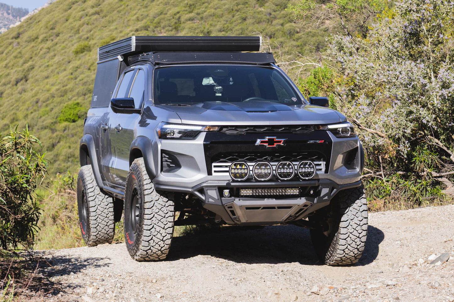 2023 2026 Chevy Colorado ZR2 Tube Front Bumper DV8 Offroad-5