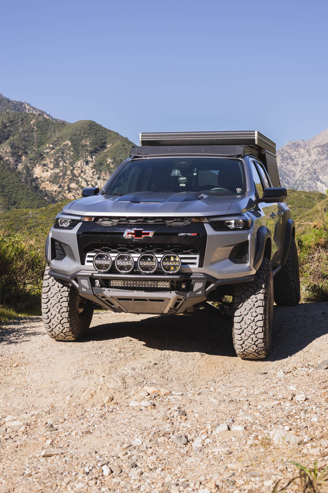 2023 2026 Chevy Colorado ZR2 Tube Front Bumper DV8 Offroad-6
