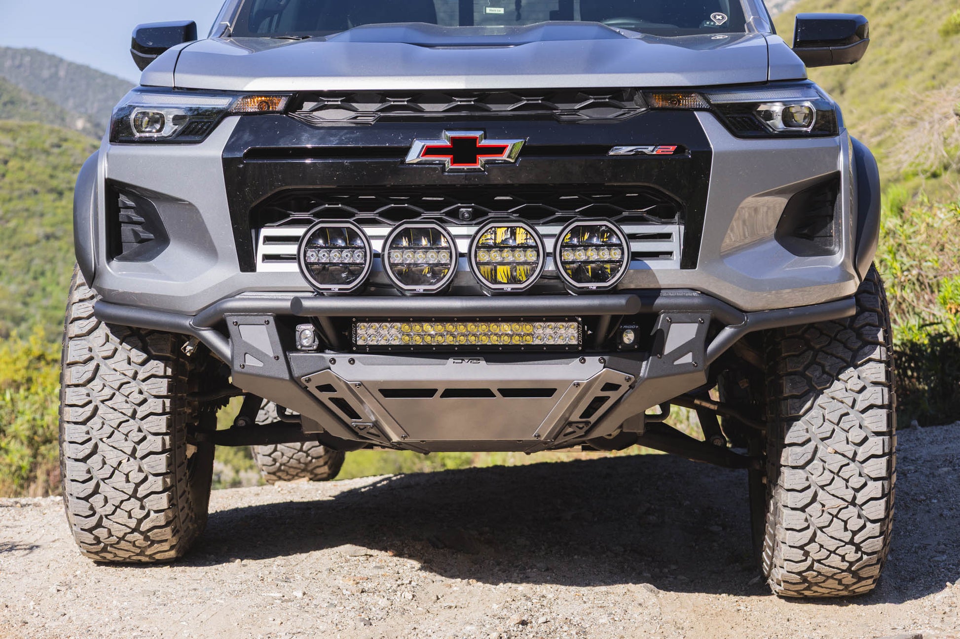 2023 2026 Chevy Colorado ZR2 Tube Front Bumper DV8 Offroad-7