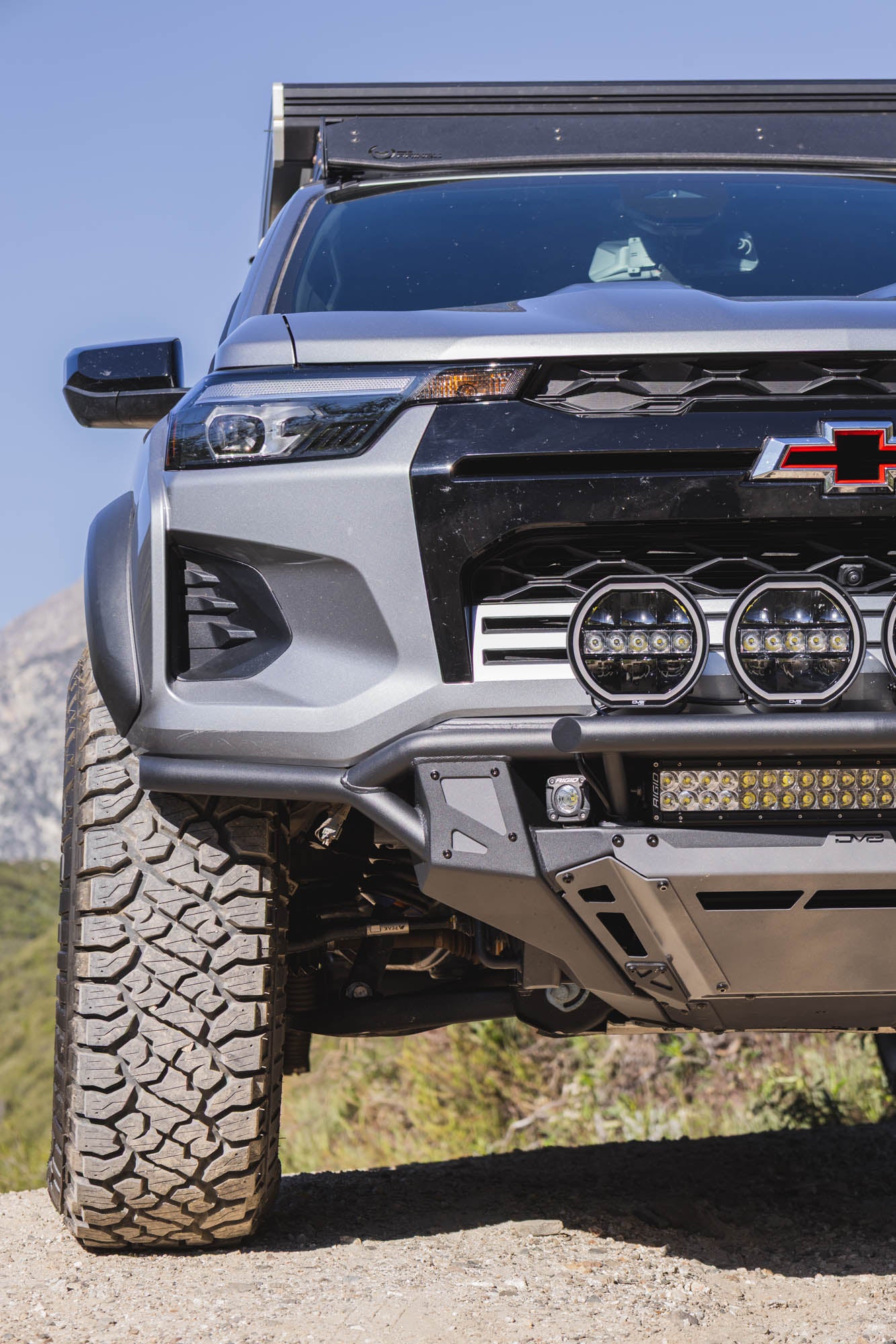 2023 2026 Chevy Colorado ZR2 Tube Front Bumper DV8 Offroad-8