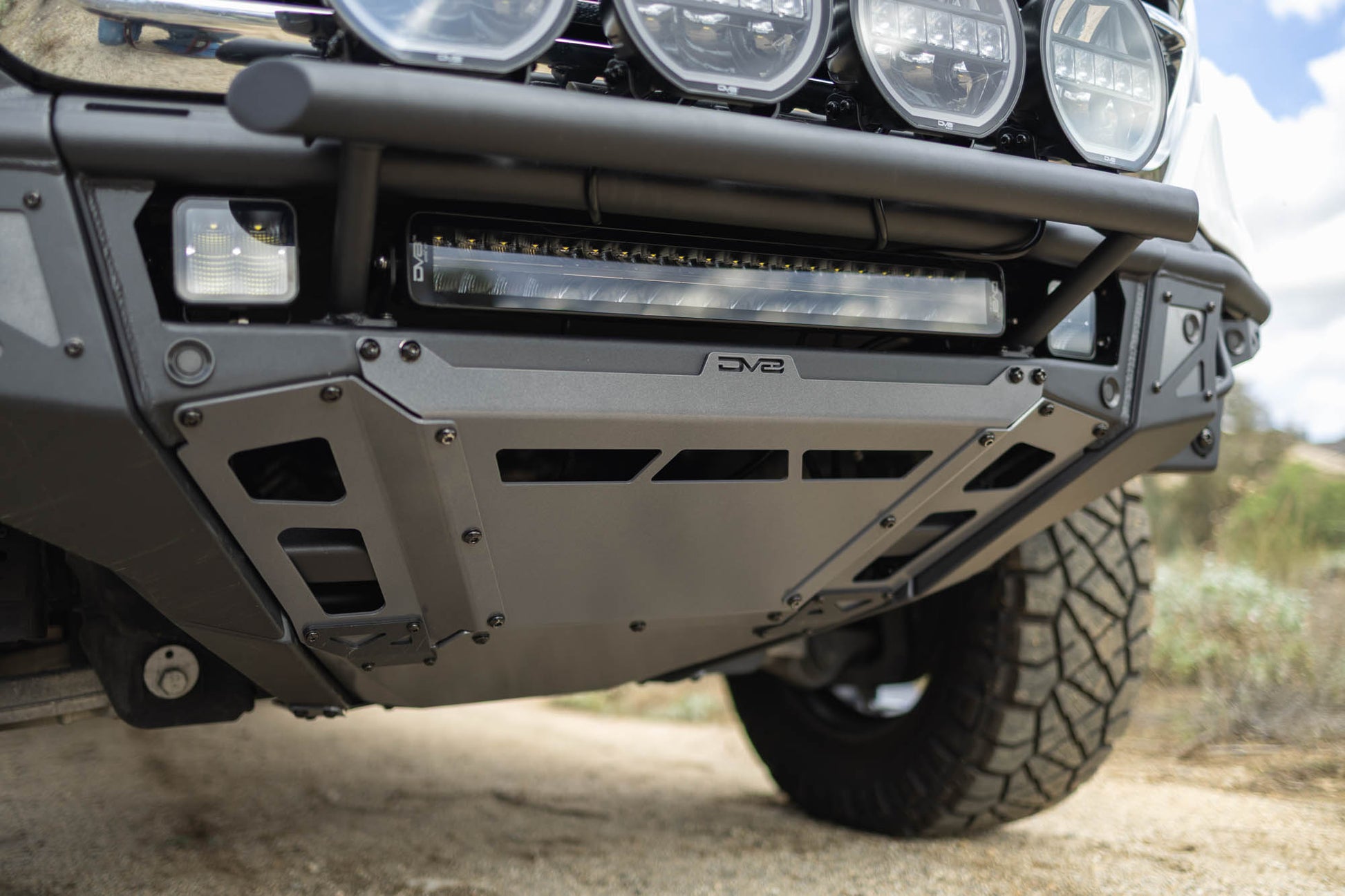 2019 2025 Ram 1500 Tube Front Bumper DV8 Offroad-12