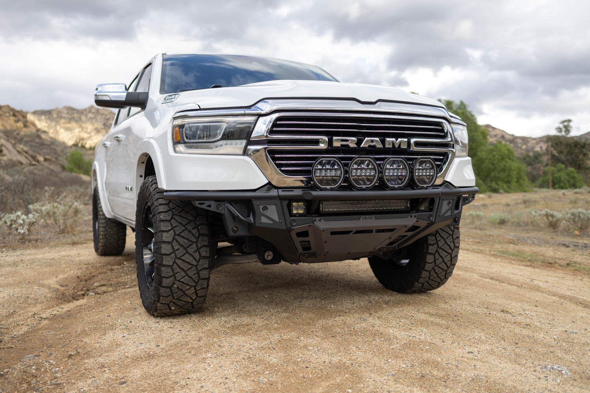 2019 2025 Ram 1500 Tube Front Bumper DV8 Offroad-3