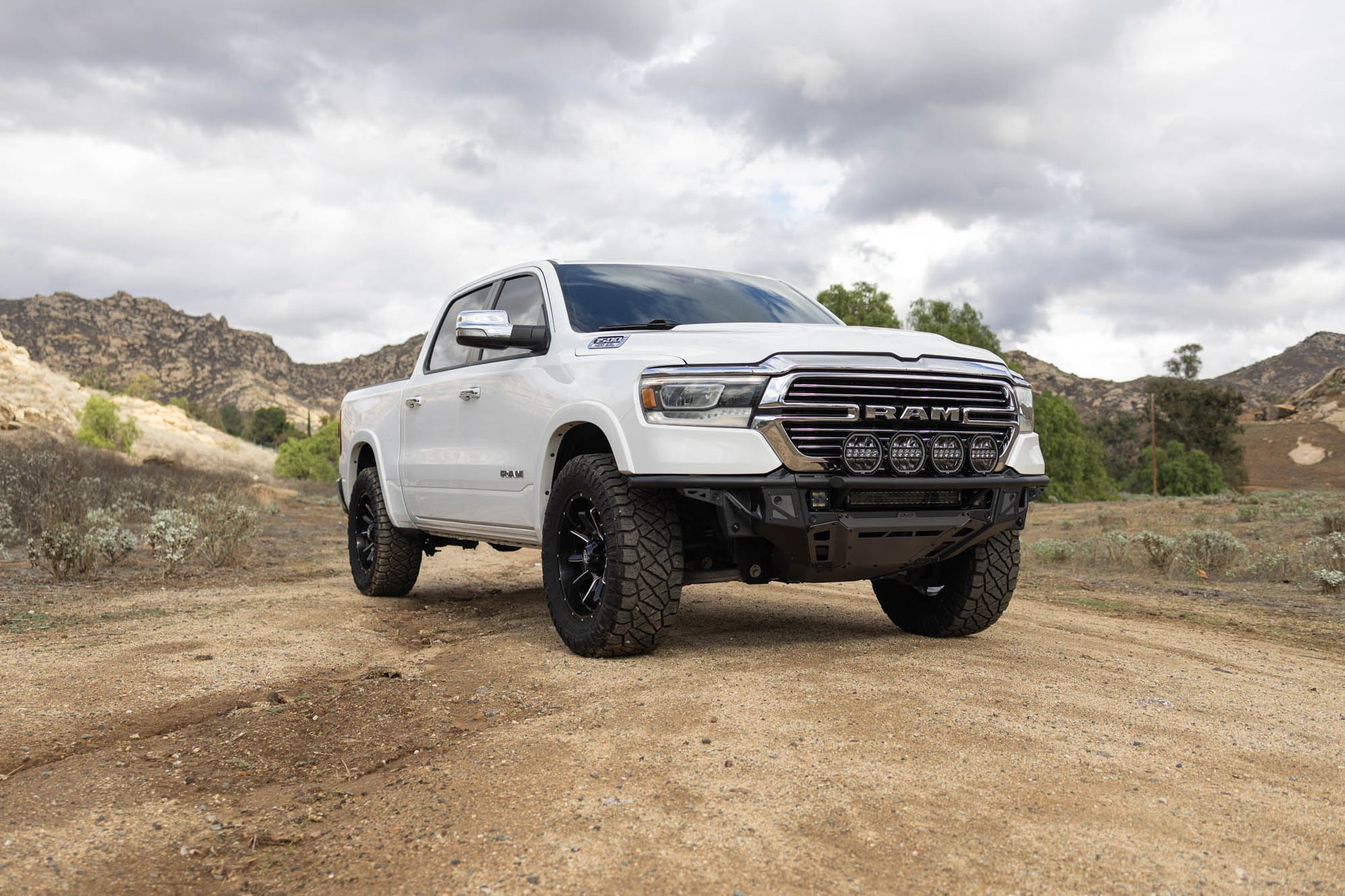 2019 2025 Ram 1500 Tube Front Bumper DV8 Offroad-4