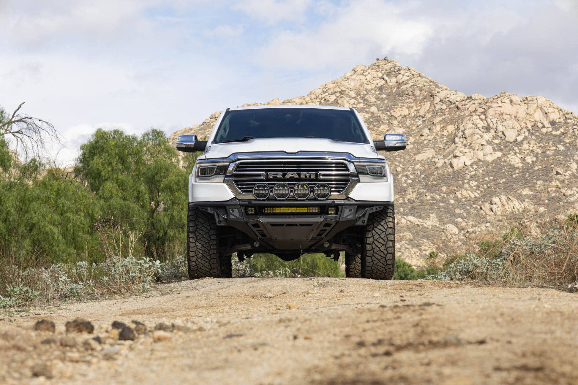 2019 2025 Ram 1500 Tube Front Bumper DV8 Offroad-5