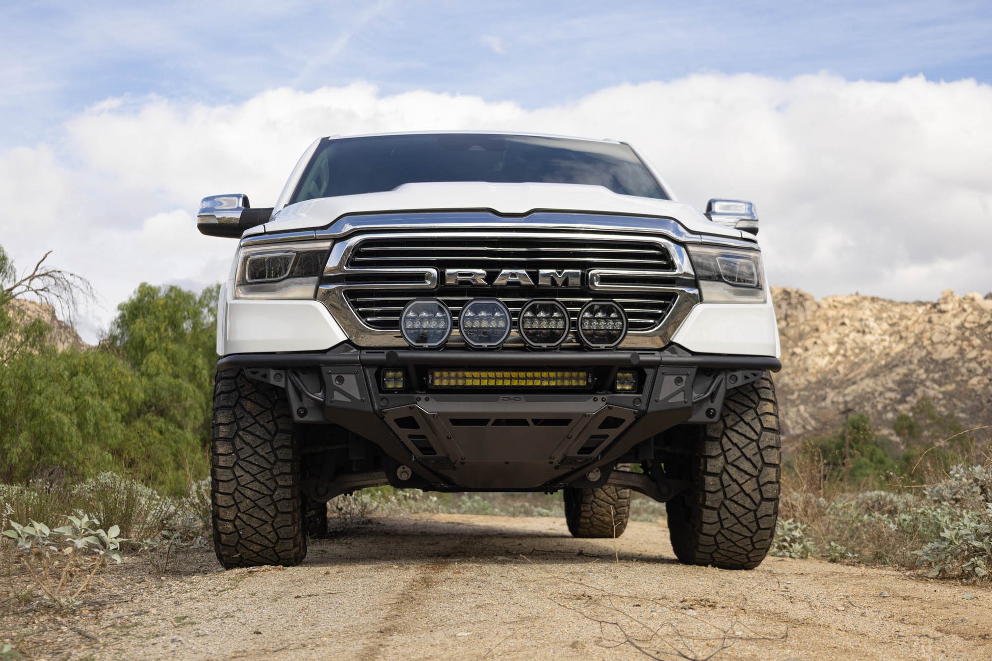 2019 2025 Ram 1500 Tube Front Bumper DV8 Offroad-7