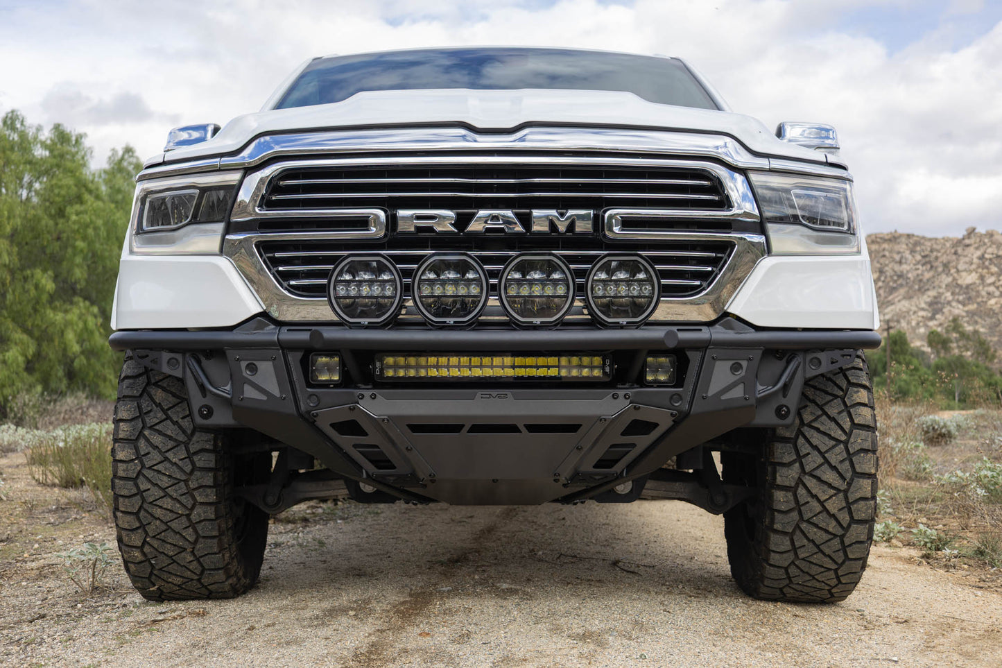 2019 2025 Ram 1500 Tube Front Bumper DV8 Offroad-10