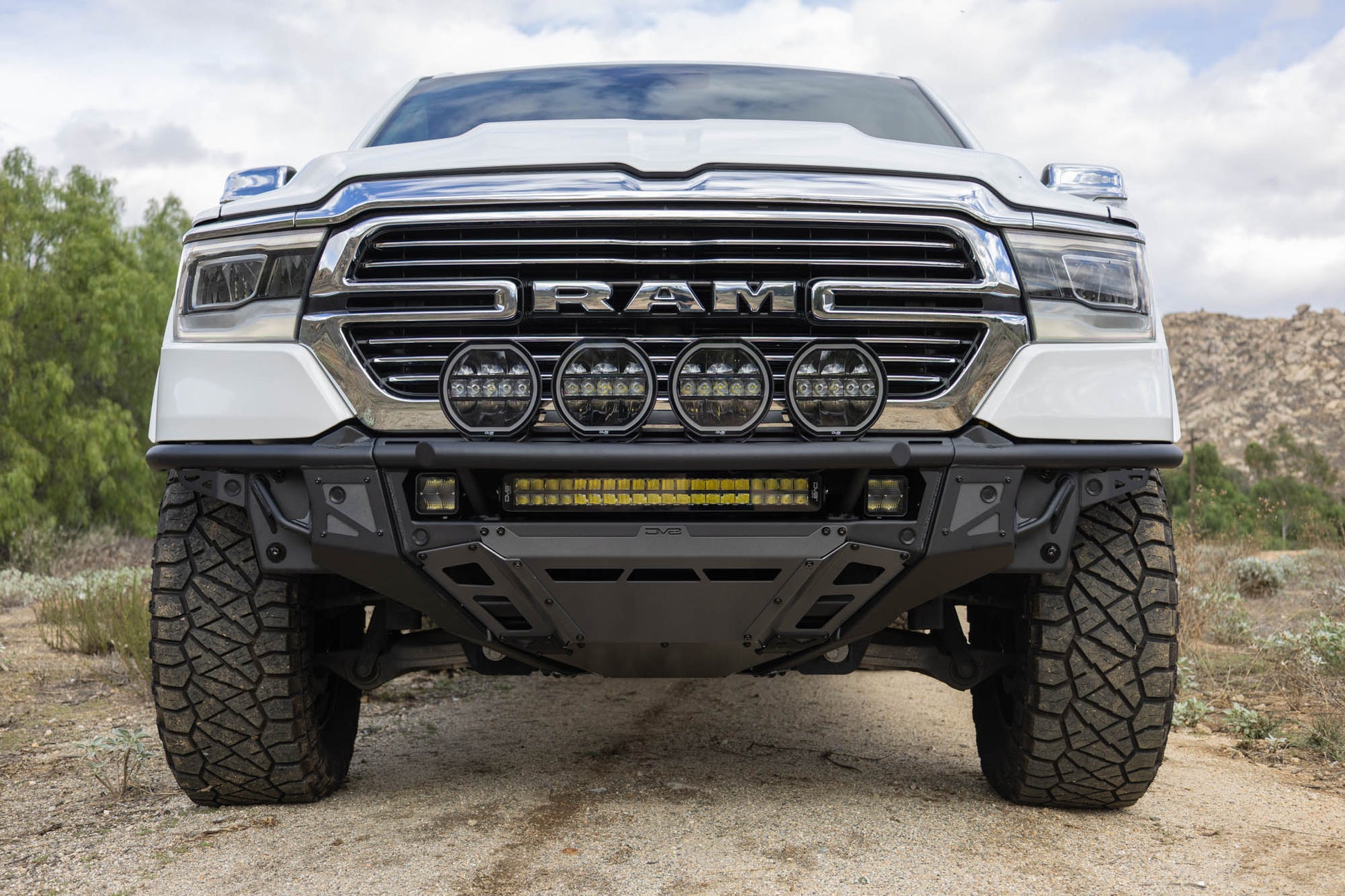 2019 2025 Ram 1500 Tube Front Bumper DV8 Offroad-10