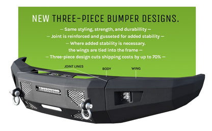 2018 2020 Ford F 150 Steel Front Bumper DV8 Offroad-7