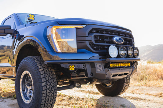2021 2023 Ford F 150 Tube Front Bumper DV8 Offroad