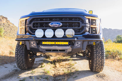 2021 2023 Ford F 150 Tube Front Bumper DV8 Offroad-12