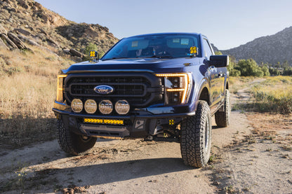 2021 2023 Ford F 150 Tube Front Bumper DV8 Offroad-6