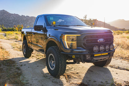 2021 2023 Ford F 150 Tube Front Bumper DV8 Offroad-7