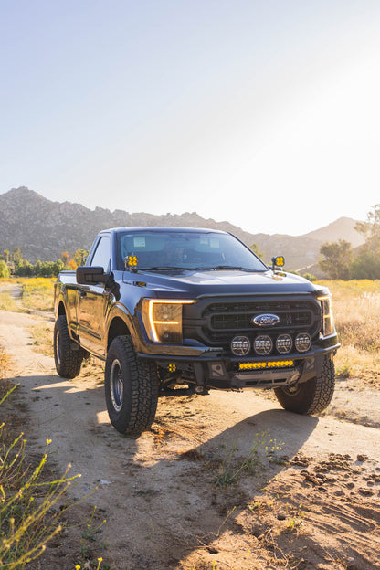 2021 2023 Ford F 150 Tube Front Bumper DV8 Offroad-8
