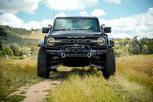 2022 2024 Ford Bronco Spec Series Winch Front Bumper DV8 Offroad-1